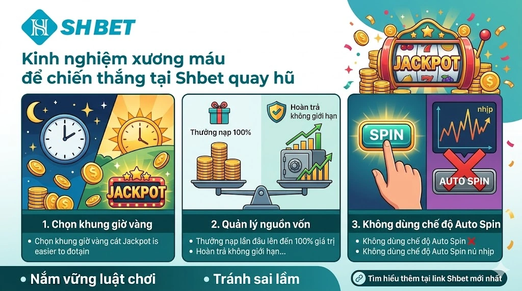 Kinh nghiệm xương máu để chiến thắng tại Shbet quay hũ